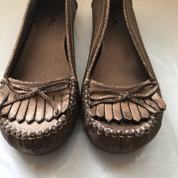 MIA Shoes - MIA Regatta 8.5 bronze moccasin flats